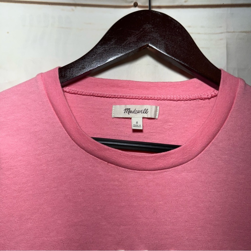 Madewell • FEMME • Shirt • Pink • 100% Cotton • Small - Picture 6 of 8